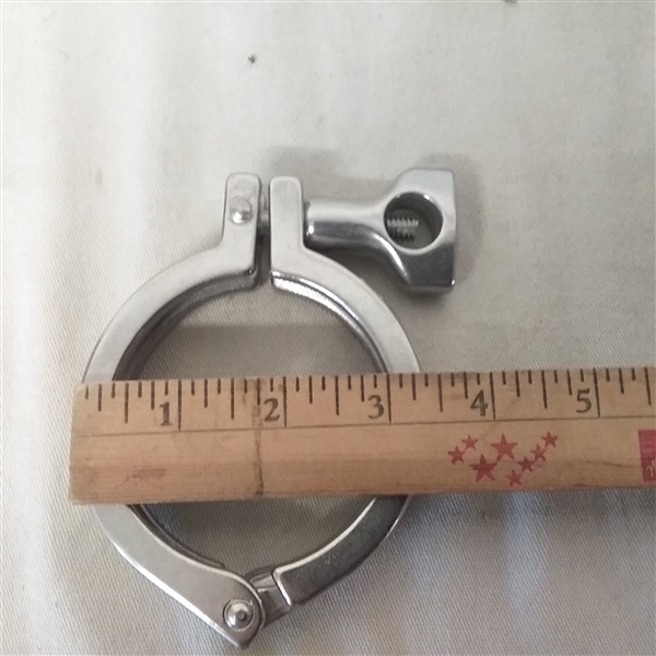 STAINLESS PIPE CLAMPS 21 CT