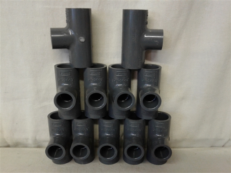 ASSORTED PVC REDUCING PIPE FITTINGS 