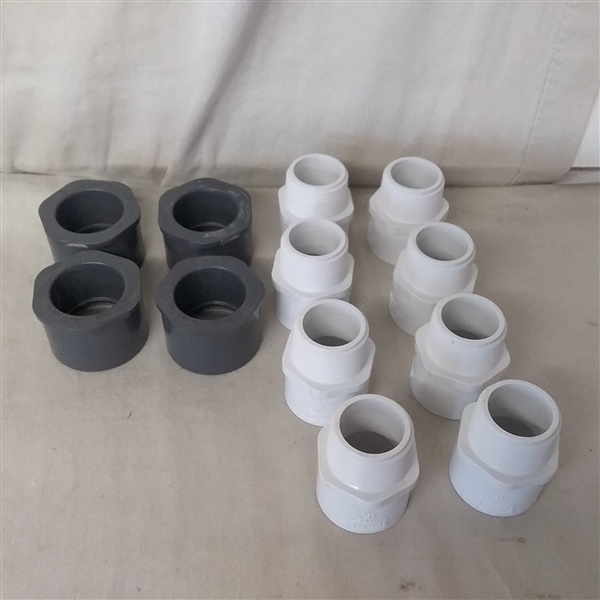 PVC REDUCER BUSHINGS AND MALE ADAPTERS 