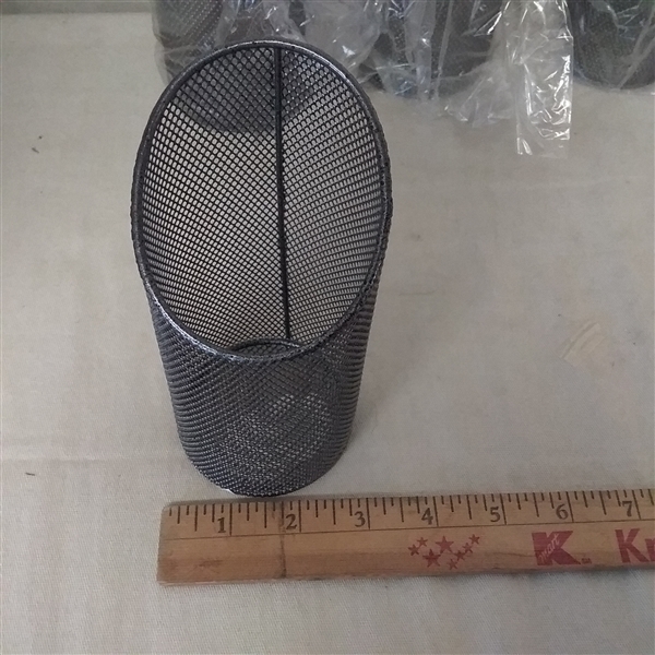 MESH VOTIVE SLANT OPEN CANDLE HOLDERS 6 CT