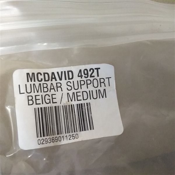 MCDAVID 492T LUMBAR SUPPORT MEDIUM