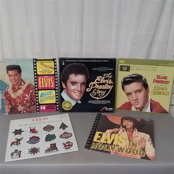 LOT OF ELVIS RECORDS