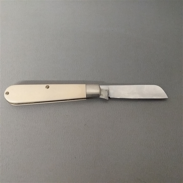 VINTAGE SCHRADE 175 YELLOW GRAFTING KNIFE TAMFELT