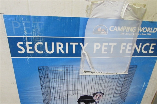 NEW CAMPING WORLD SECURITY PET FENCE/KENNEL