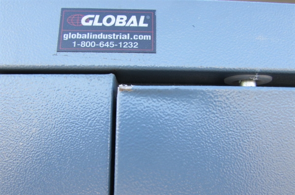 GLOBAL DOUBLE DOOR LOCKING JANITORIAL CLOSET