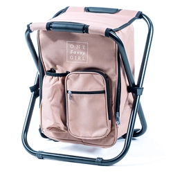 One Savvy Girl Ultralight Backpack Cooler Chair