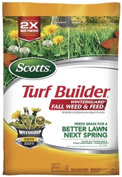Scotts Turf Builder Lawn Food - WinterGuard Fall Weed & Feed, 5,000-sq ft (Lawn Fertilizer Plus Dandelion & Weed Killer)