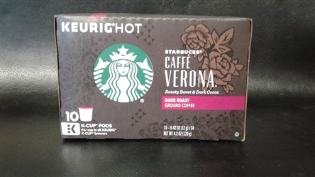 Starbucks Cafe Verona Dark Roast Coffee 10 ct
