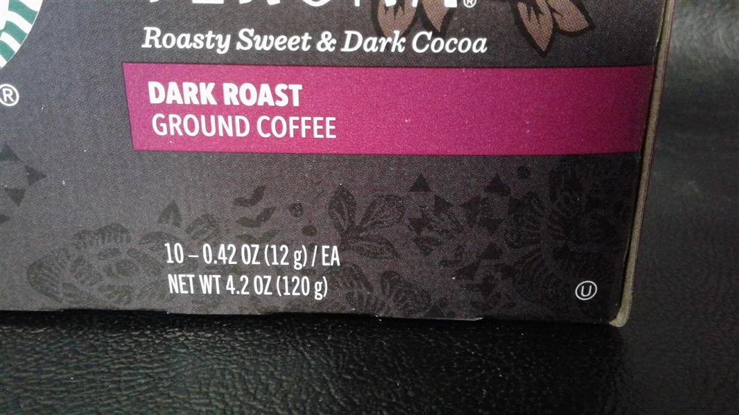 Starbucks Cafe Verona Dark Roast Coffee 10 ct