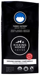 Kicking Horse Coffee, Three Sisters, Medium Roast, Ground, 10 Oz