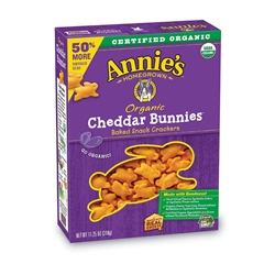 Annies Organic Cheddar Bunnies Baked Snack Crackers, 11.25 oz