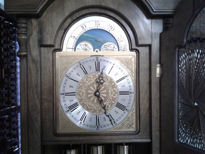 BEAUTIFUL GERMAN GRANDFATHER CLOCK