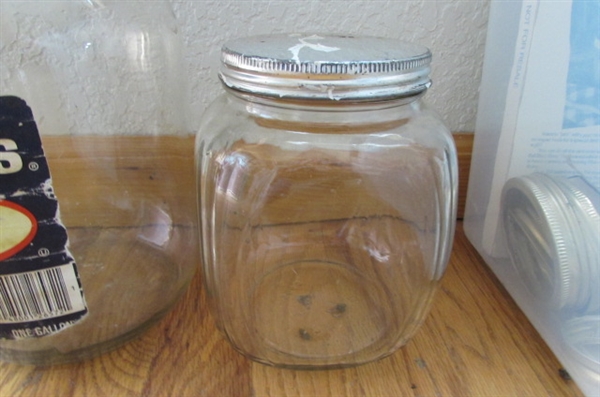 CANNING JARS, SEALS & RINGS