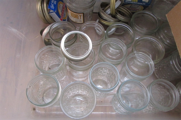 CANNING JARS, SEALS & RINGS