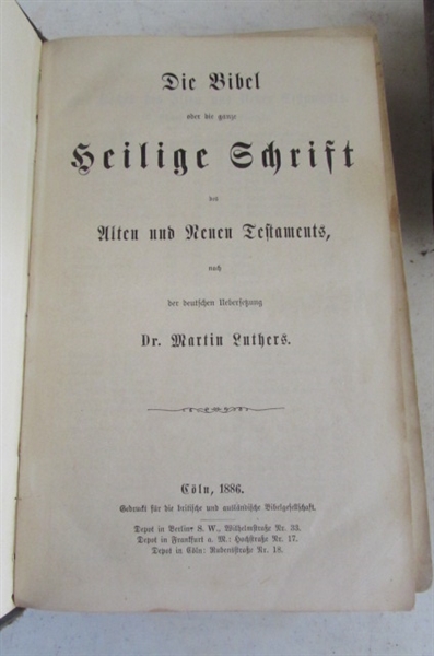 ANTIQUE GERMAN BOOKS