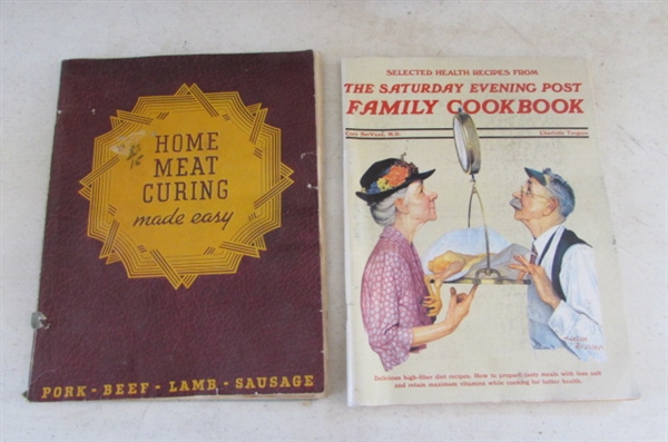 1950'S BETTER HOMES & GARDENS MAGAZINES AND OLD COOKBOOKS