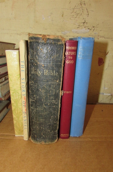 VINTAGE TO ANTIQUE BOOKS & BIBLES
