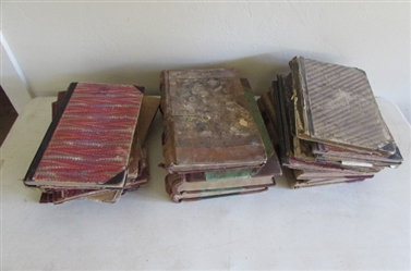 ANTIQUE LEDGERS FROM THE LATE 1800S