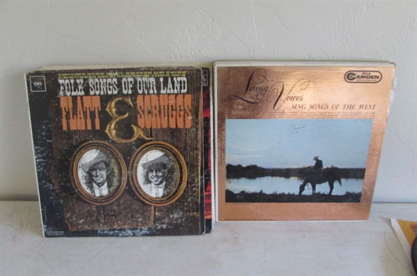 FOLK, COUNTRY & OTHER VINYL RECORDS