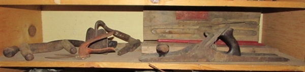 BAILEY NO. 7 HAND PLANE, TAP & DIE, & OTHER PRIMITIVE TOOLS