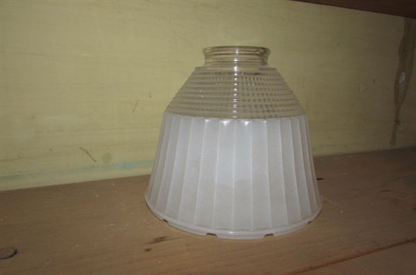 VINTAGE GLASS LIGHT COVERS AND MORE