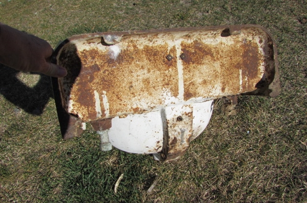 CAST IRON ENAMELED SINK