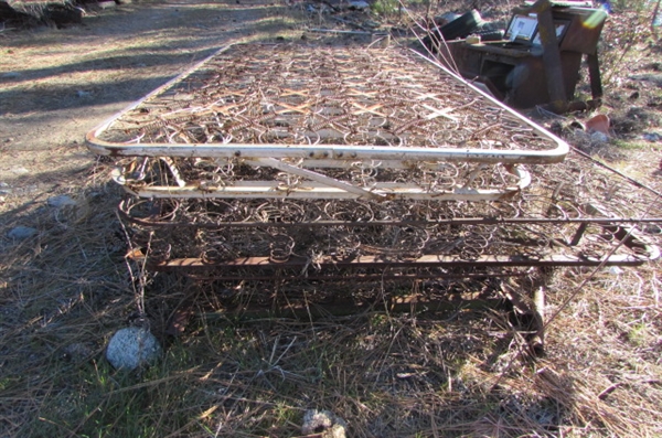 3 RUSTIC VINTAGE/ANTIQUE BOX SPRINGS