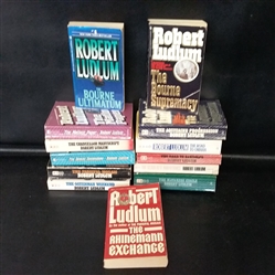 13 Robert Ludlum Thriller Novels- Author of the Bourne Series