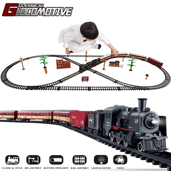  TEMI Electronic Deluxe Railway Train Set