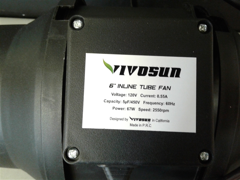 VIVOSUN 6 Inch Inline Tube Fan with Variable Speed Controller