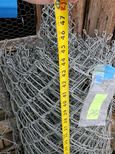 ROLL OF CHAIN LINK FENCING