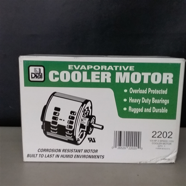 DIAL 2-Speed 1/3 HP Evaporative Cooler Motor