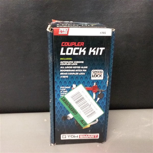 TowSmart Coupler Anti-Theft Lock Kit