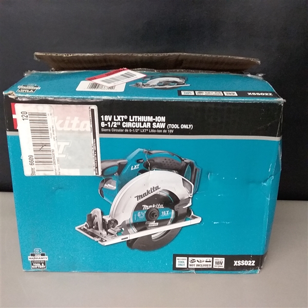 Makita 18-Volt LXT Lithium-Ion Cordless 6-1/2 in. Lightweight Circular Saw and General Purpose Blade (Tool-Only)