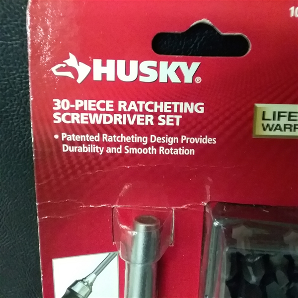 Husky Ratcheting Screwdriver Set (30-Piece)