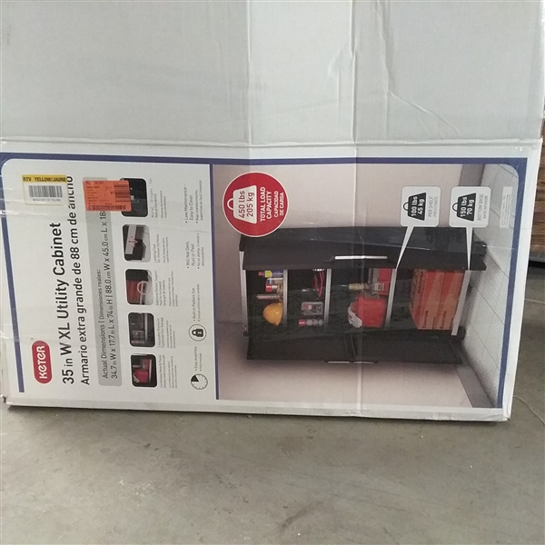KETER 35 WIDE XL UTILITY CABINET 