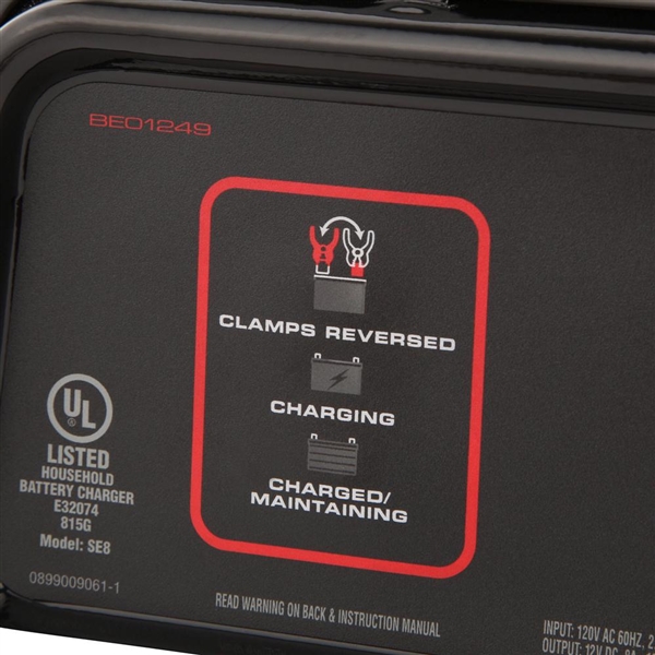 Schumacher Battery Extender 6-Volt or 12-Volt, 8 Amp Battery Charger/Maintainer