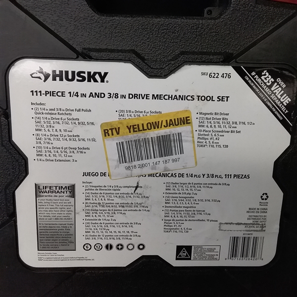 Husky Mechanics Tool Set (111-Piece)