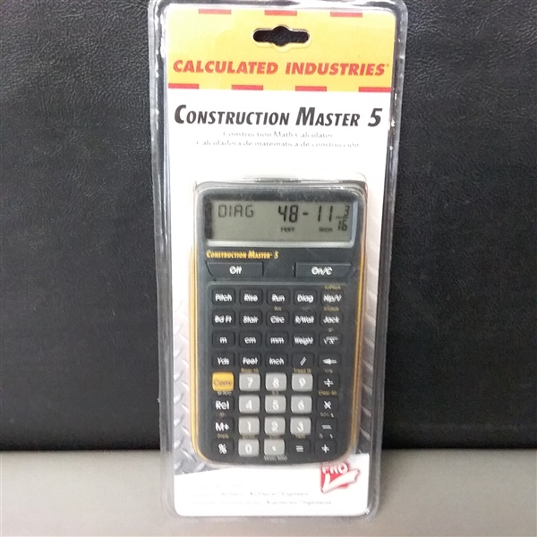 Calculated Industries Construction Master 5 Calculator