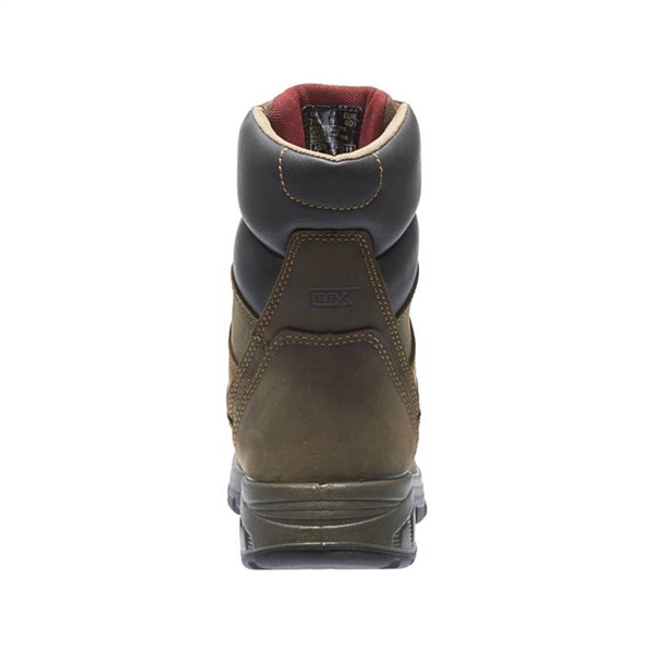 Wolverine Men's Cabor Waterproof 8'' Work Boots - Composite Toe - Dark Brown Size 7.5(M)