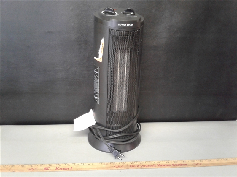1500-Watt Electric Ceramic Tower OSC Space Heater