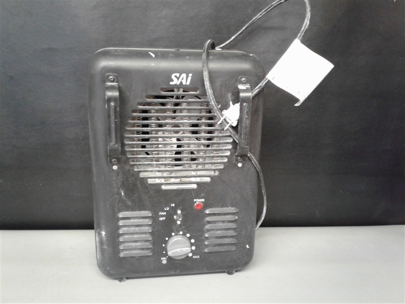 1,500-Walt Utility Milkhouse Fan-Forced Portable Heater with Thermostat