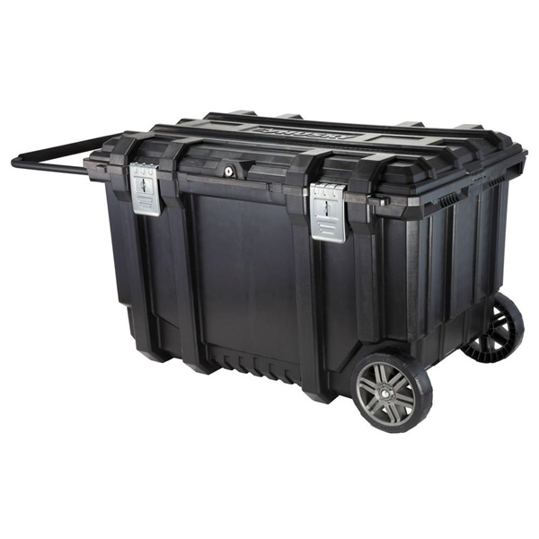 Husky 37 in. Rolling Tool Box Utility Cart Black