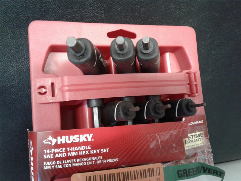 Husky SAE/Metric T-Handle Hex Key Set (14-Piece)