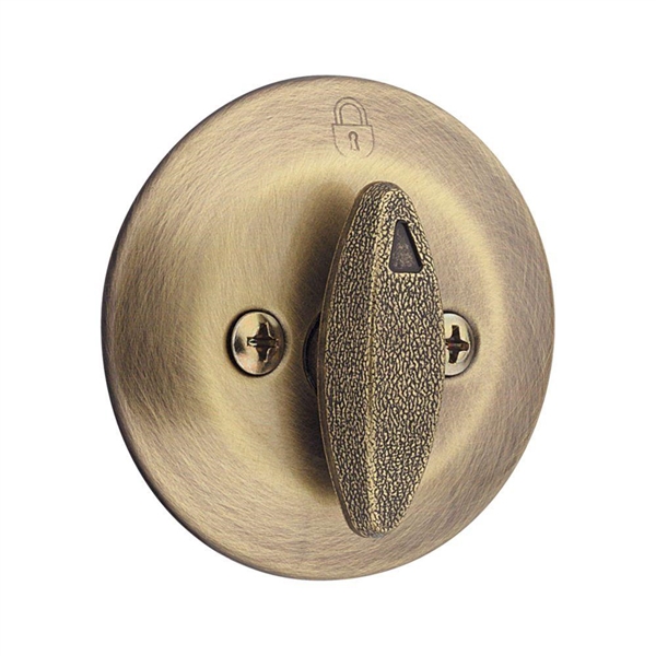 Kwikset 660 Series Antique Brass Single Cylinder Deadbolt