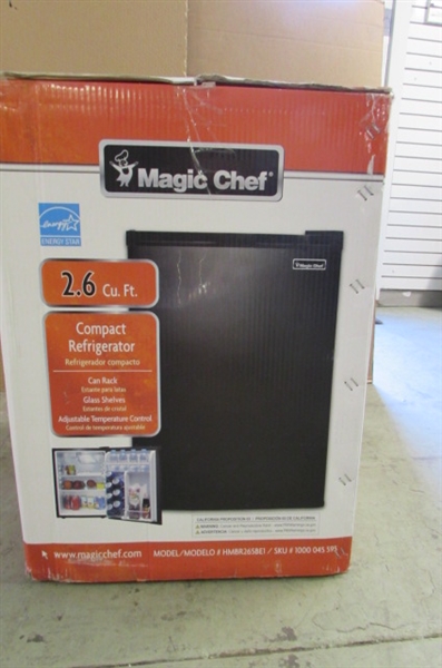 Magic Chef 2.6 cu. ft. Mini Fridge in Black, ENERGY STAR