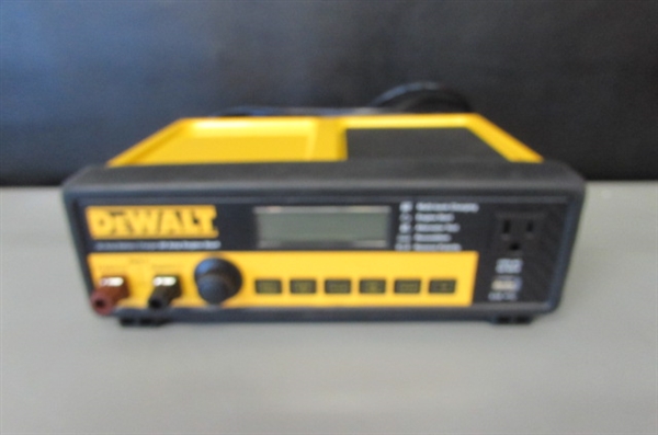 DEWALT 30 Amp Multi Bank Battery Charger with 80 Amp Engine Start