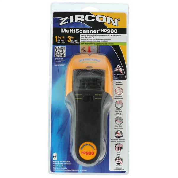 Zircon MultiScanner HD900 1 Step Multi-Function Wall Scanner