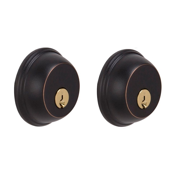 Schlage Aged Bronze Double Cylinder Deadbolt