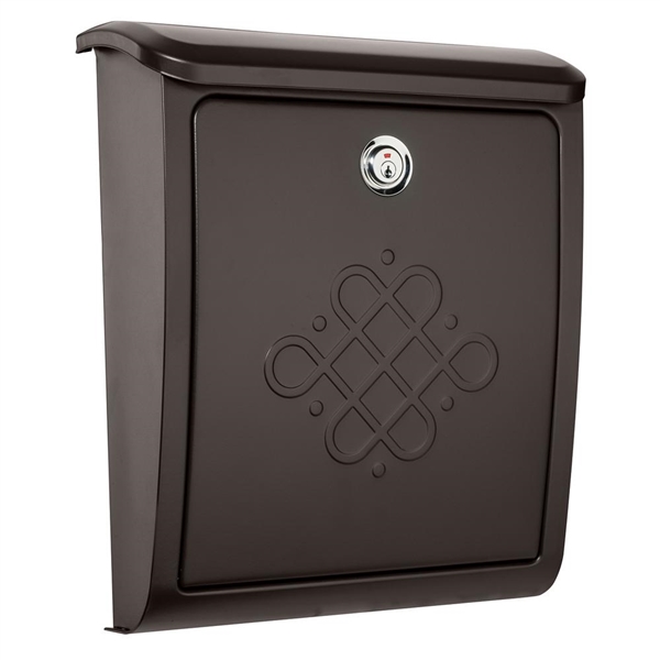 Architectural Mailbox Bordeaux Locking Rubbed Bronze Wall Mount Mailbox